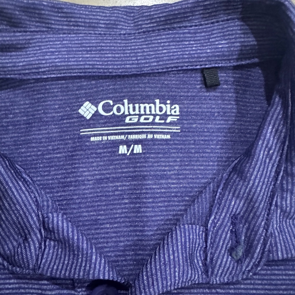 Columbia Men's purple Polo Shirt - Picture 2 of 2